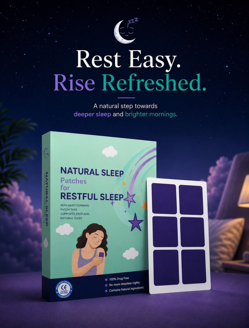 EaziSleep natural sleep patches — rest easy, rise refreshed