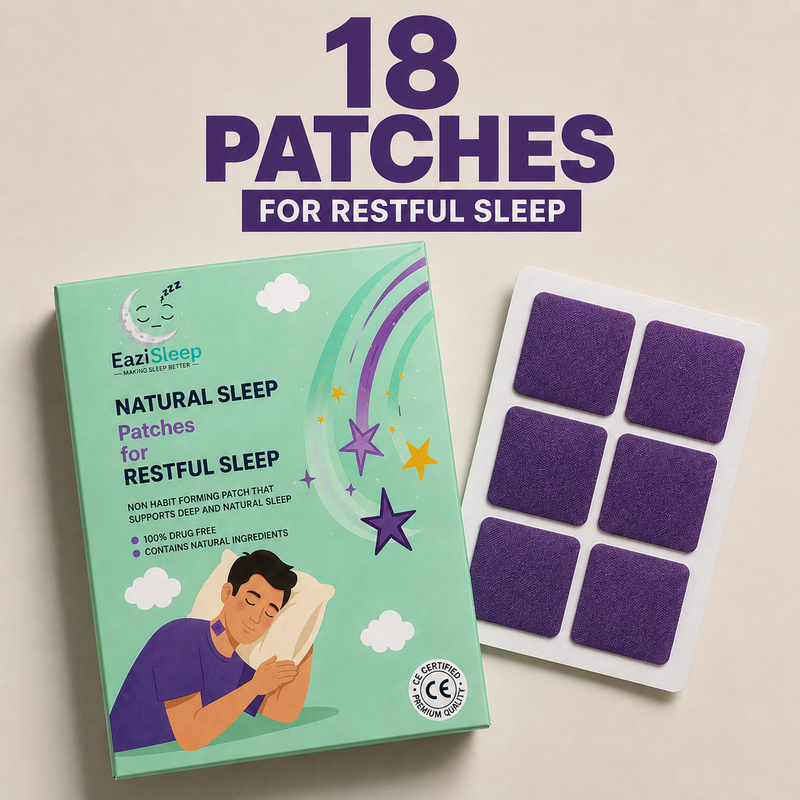 EaziSleep Natural Sleep Patches — 18 Patches