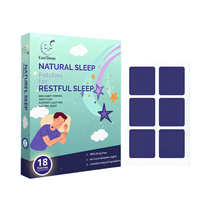EaziSleep Natural Sleep Patches — 18 Patches
